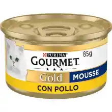 Pack 24x85g latas GOURMET Gold Mousse Comida Húmeda para Gato Adulto