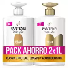 Pack 2L Pantene Repara Y Protege Nutri Pro-V con Champú + Acondicionador
