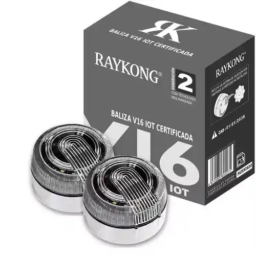 Pack 2x Balizas V16 Homologadas DGT 3.0