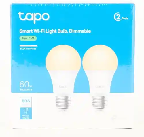 Pack 2x Bombillas TP-Link LED E27 Dimmable WiFi