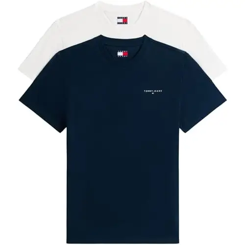 Pack 2x Camisetas Tommy Jeans TJM Slim Linear