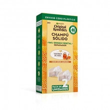 Pack 2x champú sólido Garnier Original Remedies reparador para cabello dañado