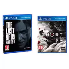 Pack 2x Juegos PS4 The Last of Us Parte II + Ghost of Tsushima