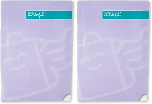 Pack 2x Libretas A4 Hojas Rayas Pautada Mr. Wonderful