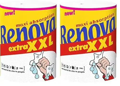 Pack 2x Renova Maxiabsorption Rollos Cocina XXL