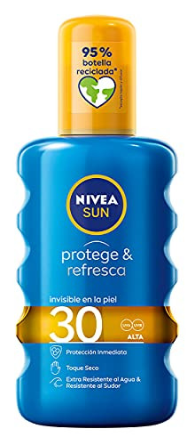 Pack 2x Spray solar Nivea Sun Protege y Refresca FP30 de 200ml (2ª unidad al 50%)