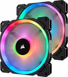 Pack 2x ventiladores PC Corsair LL140 RGB