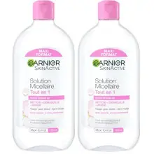 Pack 2x700ml Garnier SkinActive Agua Micelar
