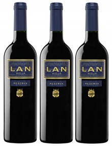 Pack 3 botellas Vino Tinto LAN Reserva (D.O.Ca.Rioja)