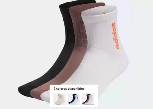 Pack 3 calcetines clásicos Adidas