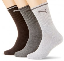 Pack 3 calcetines Puma Hombre Crew Stripe
