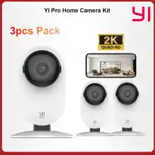 Pack 3 Cámaras IP WiFi Xiaomi Yi Pro 2K