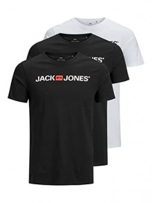 Pack 3 camisetas Jack & Jones JJECORP Logo tee SS Crew Neck