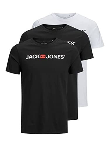 Pack 3 camisetas Jack & Jones JJECORP Logo tee SS Crew Neck