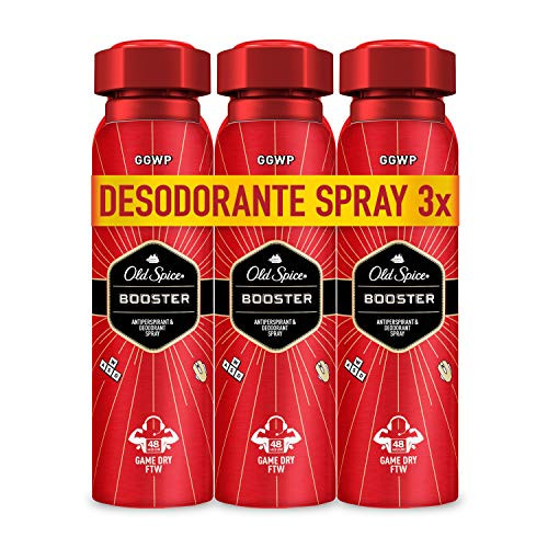 Pack 3 desodorantes Old Spice Booster para hombre