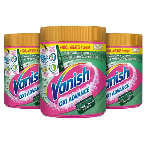 Pack 3 envases Vanish Oxi Advance Higiene