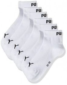 Pack 3 pares de calcetines Puma Quarter Plain, Talla 35-38