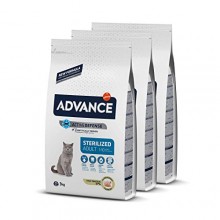Pack 3 sacos de pienso para gatos ADVANCE Adult Sterilized 25,99