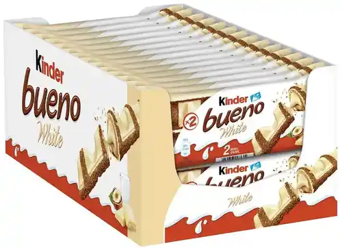 Pack 30x Kinder Bueno Original/White