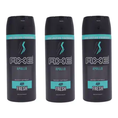 Pack 3x AXE Fresh Body Spray 150ml - Varias fragancias a elegir