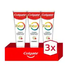 Pack 3x Pasta de dientes Colgate Total Original 24h de protección completa 75ml (1,59€/unidad)
