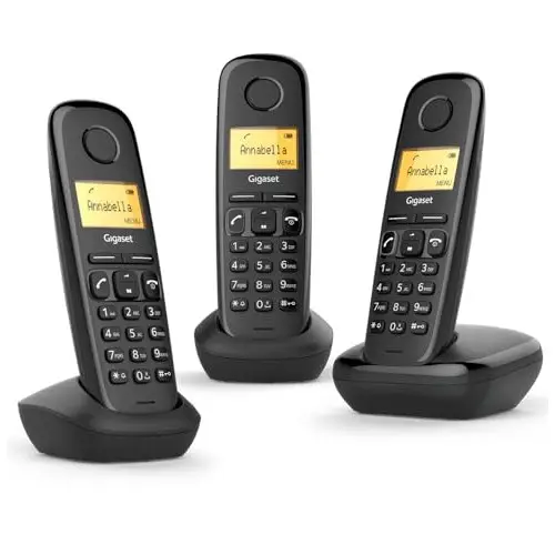 Pack 3x Teléfonos Inalámbricos DECT Gigaset A170