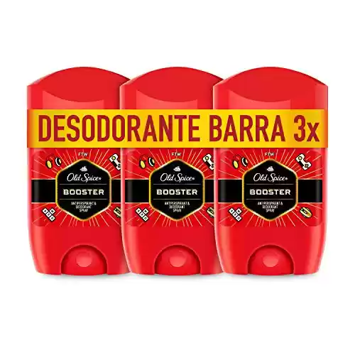 Pack 3x50 ml antitranspirante y desodorante Old Spice Booster