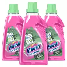 Pack 3x750ml Vanish Oxi Advance Higiene - Quitamanchas multibeneficio para la ropa, limpieza higiénica, elimina olores y potenciador del lavado, en gel, sin lejía