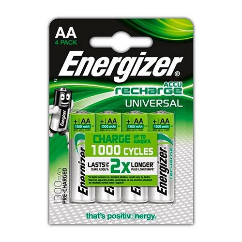 Pack 4 pilas recargables Energizer AA