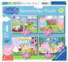 Pack 4 puzzles Peppa Pig Ravensburger