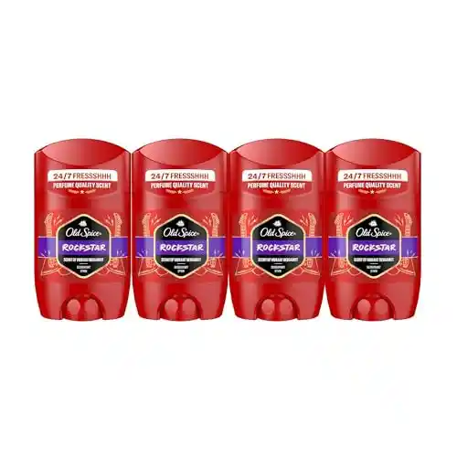 Pack 4 x 50 ml Desodorante en Barra Old Spice Rockstar