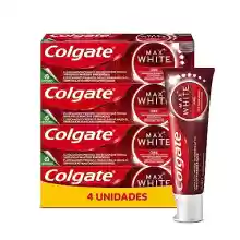 Pack 4 x 75ml pasta de dientes Blanqueante Colgate Max White One