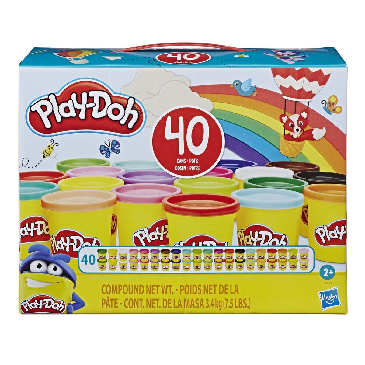 Pack 40 Botes de Colores Play-Doh