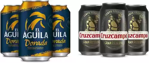 Pack 48 cervezas (El Aguila + Cruzcampo Gran Reserva)