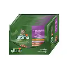 Pack 48x bolsas de Comida Húmeda Gatos 85gr ULTIMA