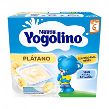 Pack 4x Nestlé Yogolino Postre lácteo con Plátano