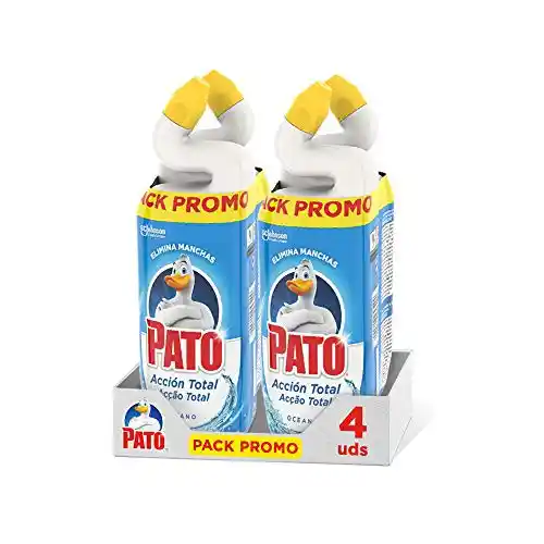 Pack 4x Pato limpiadores de baño WC Acción Total