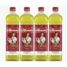 Pack 4x1L Aceite Oliva Suave La Española