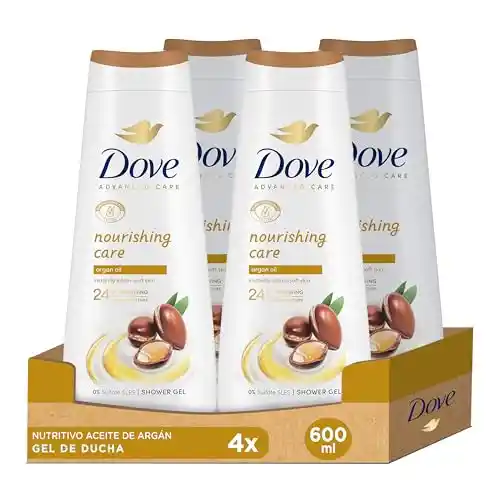 Pack 4x600ml Dove Advanced Care Gel Ducha
