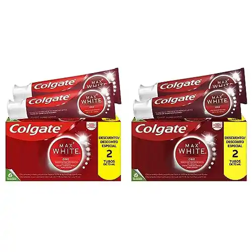 Pack 4x75ml Pasta Dientes Colgate Max White One