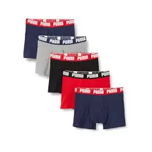 Pack 5 boxers PUMA Basic Slip - Tallas L y M