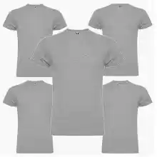 Pack 5 camisetas básicas unisex 100% algodón (varios colores a elegir)