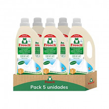 Pack 5 envases de Detergente Líquido Concentrado Jabón Natural Frosch
