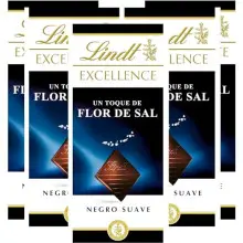 Pack 5x100g tabletas de chocolate Lindt Excellence Flor de Sal