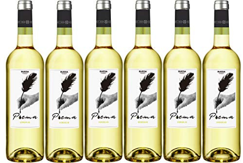 Pack 6 botellas de vino blanco Poema Verdejo D.O Rueda