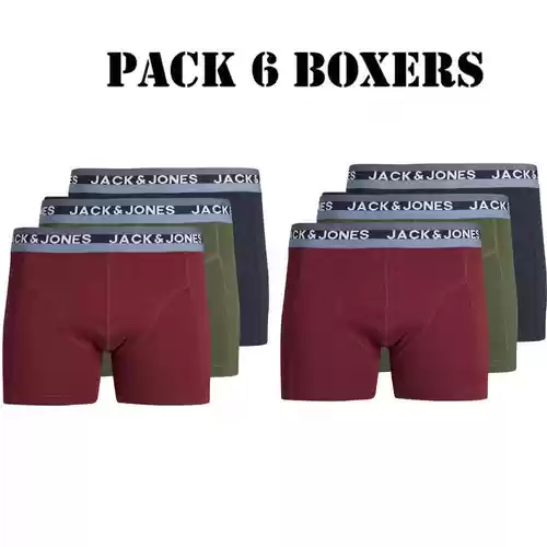 Pack 6 Boxer Jack & Jones Mod Trunks JACANDREW