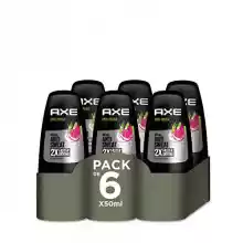 Pack 6 desodorantes Axe para Hombre Roll On Epic Fresh 50ml