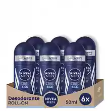 Pack 6 desodorantes NIVEA Men
