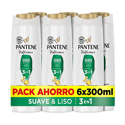 Pack 6 envases de Pantene Champú + Acondicionador + Tratamiento