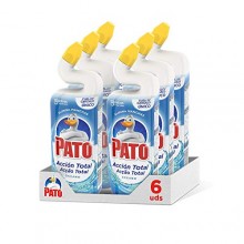 Pack 6 envases de Pato WC Acción Total aroma Oceano Limpiador para inodoro